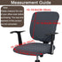 Office Chair Cover Universal Rotating Chair Slipcovers Stretch Removable Protector Computer Chair Seat Cover (Grey)