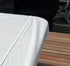 Easily Secure Any Cloth or Plastic Cover. Table Cloth Holder with No Bulky Clips, Bungees or Weights, Simply Stretch