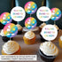 Andaz Press Funny Farewell Retirement Party Decorations - You're Dead to Us Now Cupcake Toppers DIY Kit, 20-Pack