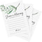 Bliss Collections Share a Memory Cards, Rustic Greenery, 4"x6" Cards for Weddings, Showers, Birthdays, and Celebrations