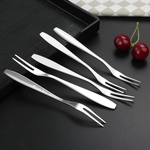 Ggbin Mini Dessert Forks - 12-Piece Stainless Steel Fruit Forks