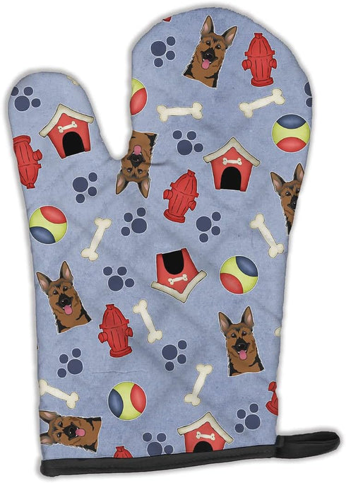 Caroline's Treasures BB3990OVMT Dog House Collection German Shepherd Oven Mitt, Heat Resistant, Kitchen Mitt