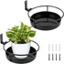 ARTORA Wall Mounted Plant Holder, 2 Pack Metal Flower Pot Wall Hanging Shelf