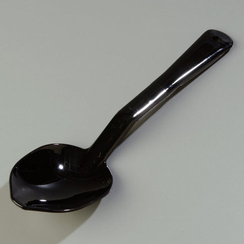 Carlisle FoodService Products 441003 High Heat Solid Plastic Spoon, 11", Black Color