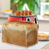 Vivid Funny Bread Pattern Toaster Cover, Waterproof 2 & 4 Slice Bread Maker Cover for Small Appliances