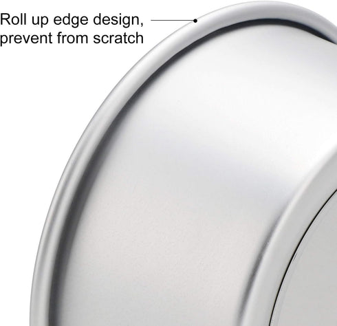 Beasea 6 Inch Round Cake Pan Set of 2, Nonstick Aluminum Alloy Cheesecake Pan with Removable Bottom
