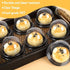 Hewnda 50 Pack Clear Plastic Mini Cake Box for Muffins, Cookies, Wedding, Birthday Gift Box (Black)