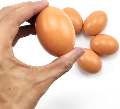 Azatemgo Dummy 8 Fake Wooden Eggs Eggs Nest Eggs Hens Eggs PCS