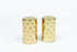 American Metalcraft GHSP2 Hammered Salt & Pepper Shaker Set, Gold, 2-Ounces Each