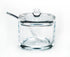 J&M DESIGN Clear Acrylic Sugar Bowl with Lid and Spoon, 8 oz Container Jar for Coffee Bar Accessories and Baking