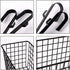 Ymeibe Metal Hanging Bedside Basket for Bunk Beds & Collage Dorms - Cabinet Wire Organizer for Storage, Multi-Use Large