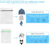 GOGOODA Mesh Laundry Bags for Delicates - 6 PCS Travel Storage Organize Bag, Clothing Washing Bags
