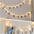Microwear 33Ft Powered,8 100 10M Photo Clip String Lights,USB or Battery Modes LED Hanging String Fairy Lights