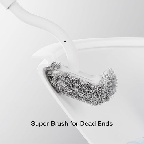 Diveotree Square-1pack) Toilet Cleaner Brush, Toilet Brush and Holder for Dead Corner Cleaning, Wall Mounted Toilet
