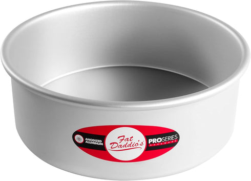 Fat Daddio's PCC-83 Anodized Aluminum Round Cheesecake Pan, 8 x 3 Inch