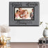 BELLA BUSTA Engraved Leather Picture Frame - I'll Love You Forever, I'll Like You for Always - Family Frame (5 x 7