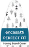 Encasa XO Ironing Board Cover and Pad 49"x18" - Black Arrow, Thick 3mm Felt Padding, Easy Fit, Scorch & Stain Resistant