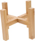Wooden Planter Stand - 1pc Bamboo Tray Small Plant Holder Shelf for Indoor Flower Pots, Bonsai Stand