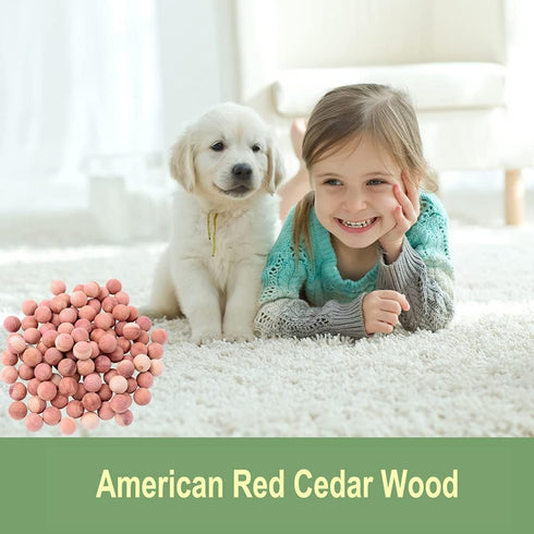 Cedar Blocks for Clothes Storage, 120 Cedar Balls for Effective Clothes Storage