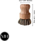 3.35 inches Murchison-Hume Compostable Pot Scrubber with Ergonomic Handle and Ultra-Strong Mexican Palm Bristles, No