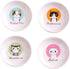 4pcs Ceramics Cat Dinner Plate, Seasoning Dishes, Sushi Dipping Bowl, Home Decoration