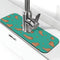 KIKICHUA Cute Capybara Play Eat Food Kitchen Sink Splash Guard Faucet Mat Super