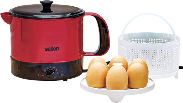 Salton MP2013 Multipot Multipurpose Cooker, 1.25L, Red