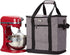 HOMEST Stand Mixer Dust Carry Bag with Pockets for KitchenAid Bowl Lift 5-8 Quart, Grey
