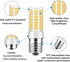 TAIYALOO E17 Dimmable LED Bulb, 5W Warm White 3000K Replacement for Microwave and Range Hood (2 Pack)
