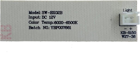 SW-BX02B Refrigerator LED Light Board Replacement for Frigidaire 5304518510 & Magic Chef 3050400025