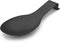 LIANYU Black Spoon Rest - Stainless Steel Spatula Ladle Spoon Utensil Holder for Kitchen Counter, Dishwasher Safe