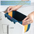 Hanging Mini Trash Can for Kitchen Cabinet Door, Small Collapsible Waste Bin Under Sink, Wall Mounted (3L)(White)