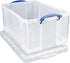 REALLY USEFUL OFFICE BOX CLEAR 64LT