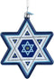 Kurt Adler Noble Gems Star of David Hanukkah Ornament, 3.25-Inch
