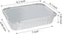 WANBAO 50 PACK 8.3"x6.2" Disposable Tin Foil Pans with Lids 2.25LB Aluminum Pans To Go Containers for Cooking, Baking, Catering Party Meal Prep, Take Out, Freeze by WANBAO