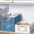 Phyllia 4 PC Plastic Baskets for Shelf, Stackable Storage Bin Organizer for Home Kitchen