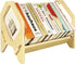 Desktop Bookshelf, Stackable Book Organizer with Handle, Storage Rack for CD/Magazine/File Folder, Portable Small