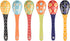 Ceramic Coffee Spoons Set of 6, Colorful Teaspoons for Espresso, Dessert, Tea, Dishwasher & Microwave Safe