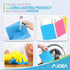 AIDEA Swedish Dish Cloth, 10PK, Reusable Paper Towels Washable, Absorbent Dish Rags, Kitchen Sponge Cloths, 7"x6"