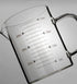 DEVILMAYCARE Glass Beaker with Handle and Lid - Measuring Cup for Easy Visibility, 12 Oz (350ML)