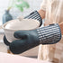 Silicone Oven Mitts Heat Resistant 932?, Set of 2 Extra Long Kitchen Mittens for Baking and Cooking