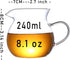 Glass Gong Dao Bei, Milk Pitcher/Cha Hai for Chinese Gong Kung Fu Tea, G-D-B1 (8.1 oz / 240 ml)