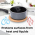 Jelinek Cork Round Trivet Hot Pad - 6 Inch, 2 Pack