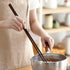 6-Pairs 16.5-Inch Wooden Cooking Chopsticks Set, Long Reusable for Wok Cooking and Asian Deep-Frying