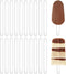 Tenalleys 20 Pieces Reusable Acrylic Popsicle Sticks 4.5 Inch Popsicle Mold Sticks for