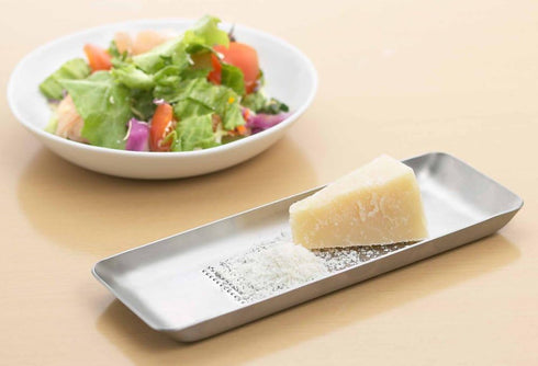 Yoshikawa EAtoCO AS0031 Grater Slicer, Made in Japan, Stainless Steel, Oros, L Size