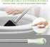 AONEZ Set, 3 Pack Toilet Brush and Holder with Stainless Steel Handle Toilet Bowl Brush, Compact Toilet Scrubber Brush