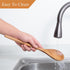 Wooden Kitchen Utensils Set, 14 Inch Comfort Grip Acacia Wood Spoons for Cooking, 2 Spoons, Non-Stick Safe