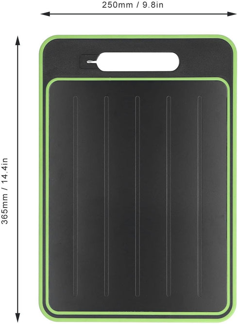 Multifunctional Doublesided Cutting Board, Non-Slip Aluminum Alloy with Kitchen Knife Sharpener