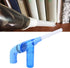 Air Duster and Handheld Vacuum Cleaner, Wet and Dry Use for Window Sofa Corner Home Door Crack (Blue)